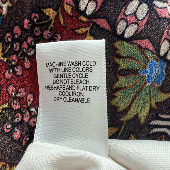 Emma & Michele Multicolor Floral Maxi Dress with pleated skirt vintage inspired - Picture 12 of 14